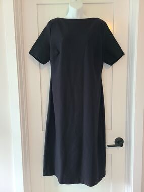 Ricki's Black Boatneck Midi Dress